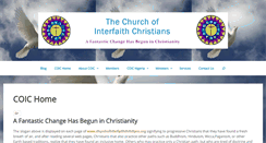 Desktop Screenshot of churchofinterfaithchristians.org